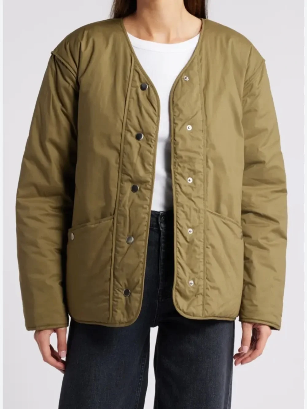 Rails Willey padded green lightweight jacket